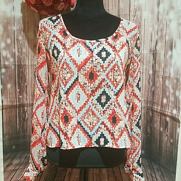 Liberty Love Tops - Liberty Love Long-sleeved Hi-lo Top